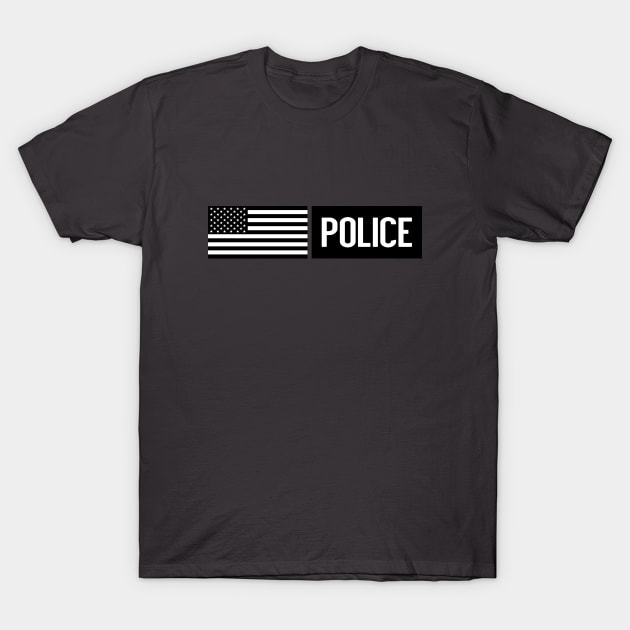 Police T-Shirt by Jared S Davies